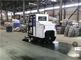 駕駛式電動掃地車能在沙廠使用？